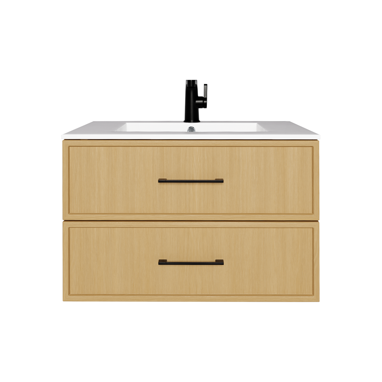 Cassidy 30" Slim Shaker Wall Mount Vanity - Natura