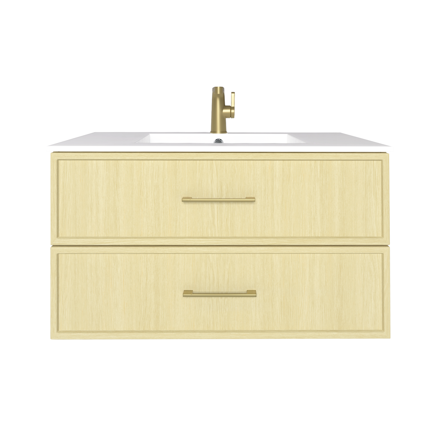 Cassidy 36" Slim Shaker Wall Mount Vanity - Lago