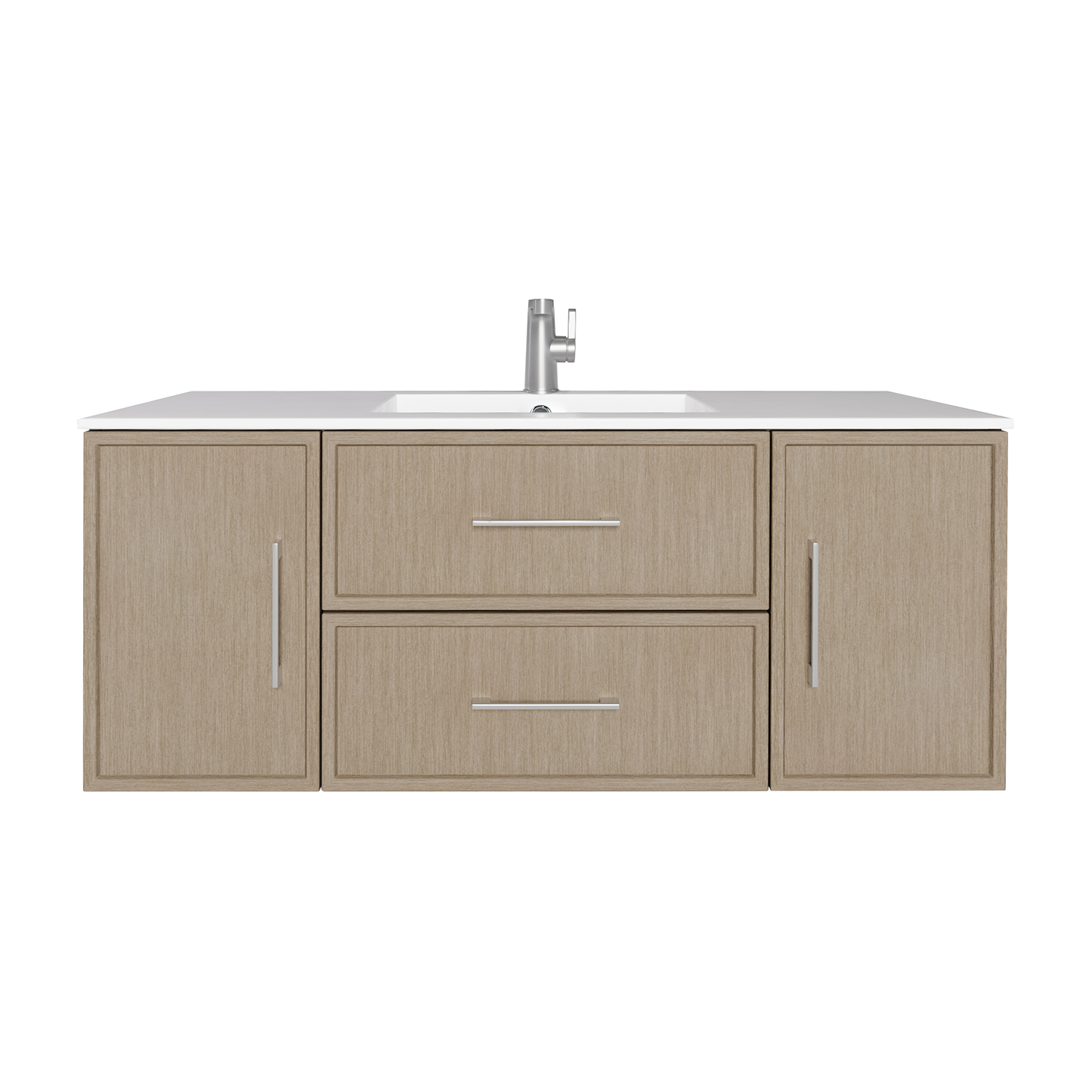 Cassidy 48" Slim Shaker Wall Mount Vanity - Flavia