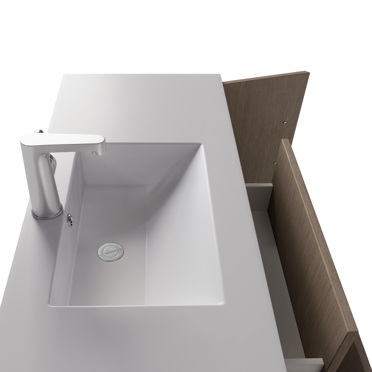 Cassidy 48" Slim Shaker Wall Mount Vanity - Flavia