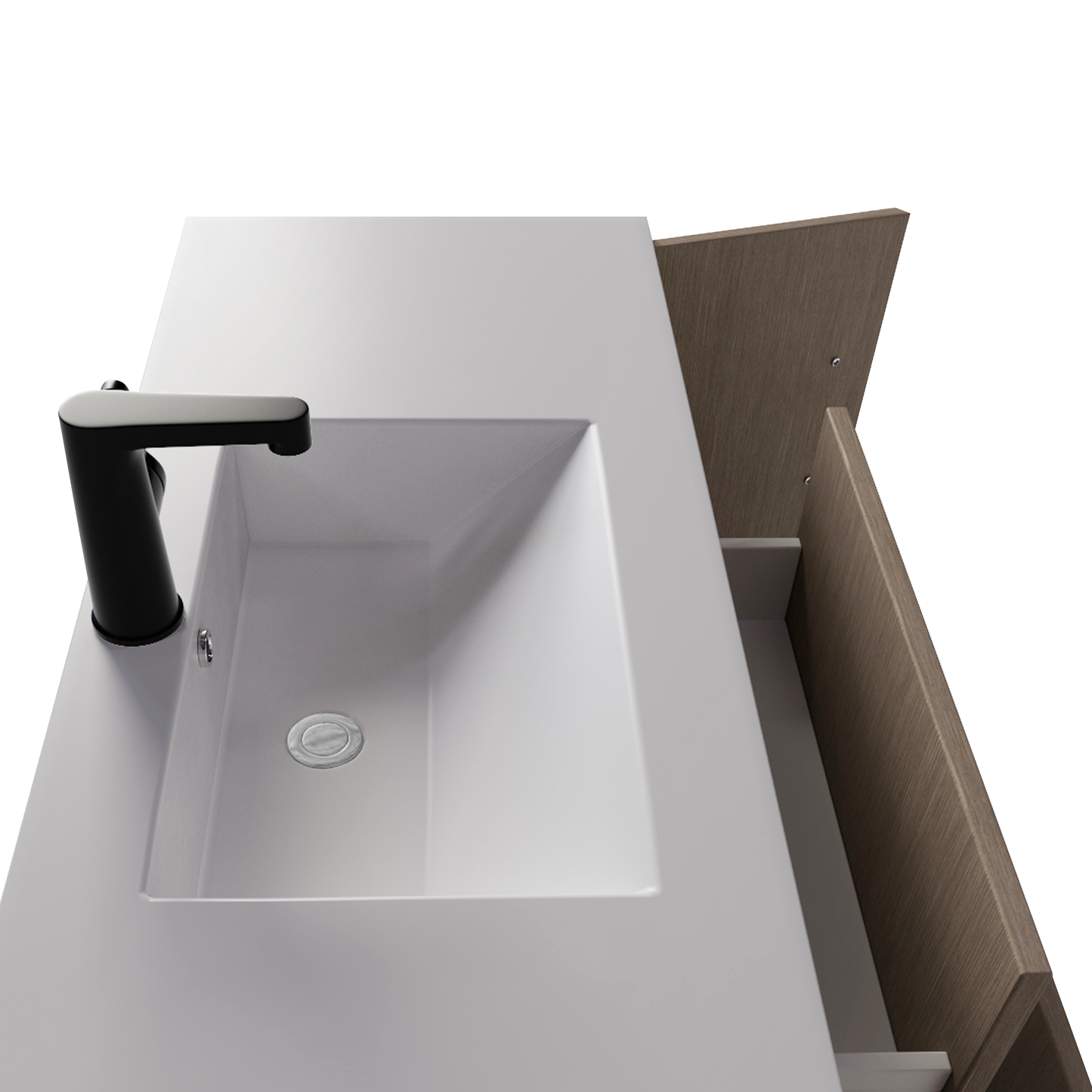 Cassidy 48" Slim Shaker Wall Mount Vanity - Flavia