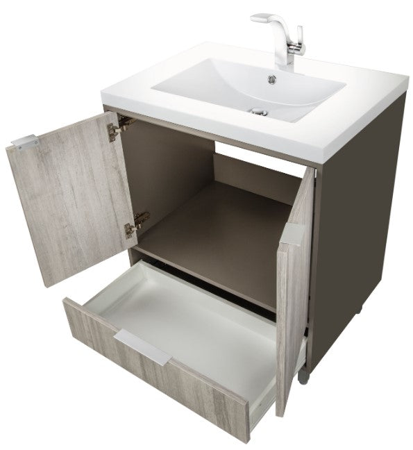 London 30" Freestanding Vanity - Gray
