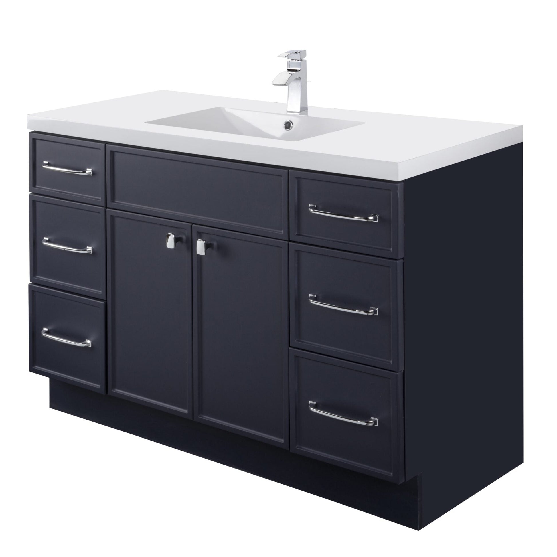 Manhattan 48" Single Sink Freestanding Vanity - Blue