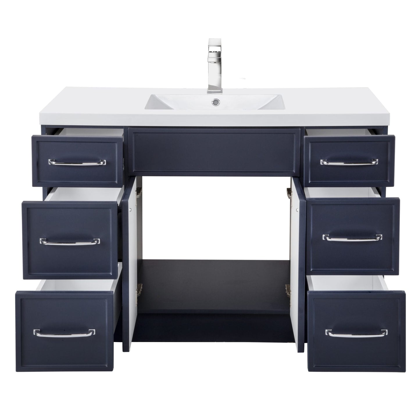 Manhattan 48" Single Sink Freestanding Vanity - Blue