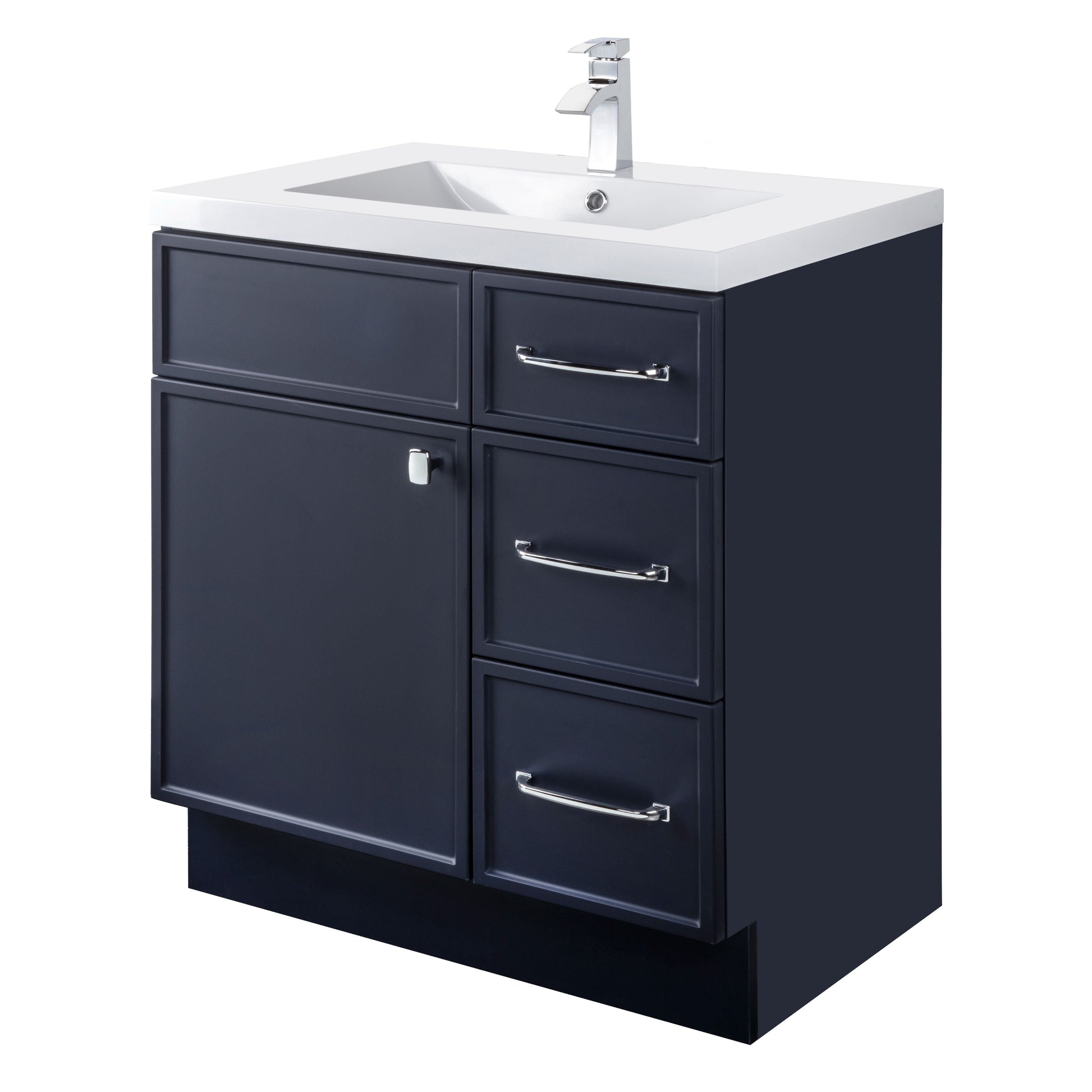 Manhattan 30" Single Sink Freestanding Vanity - Blue