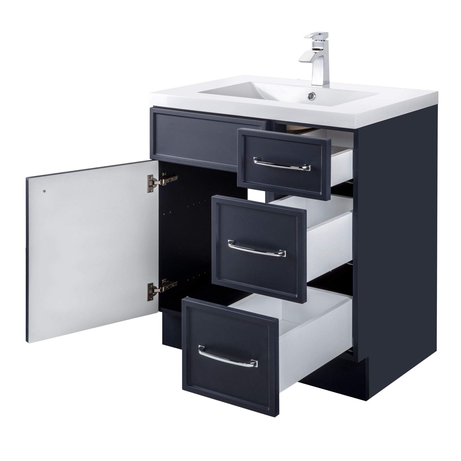 Manhattan 30" Single Sink Freestanding Vanity - Blue