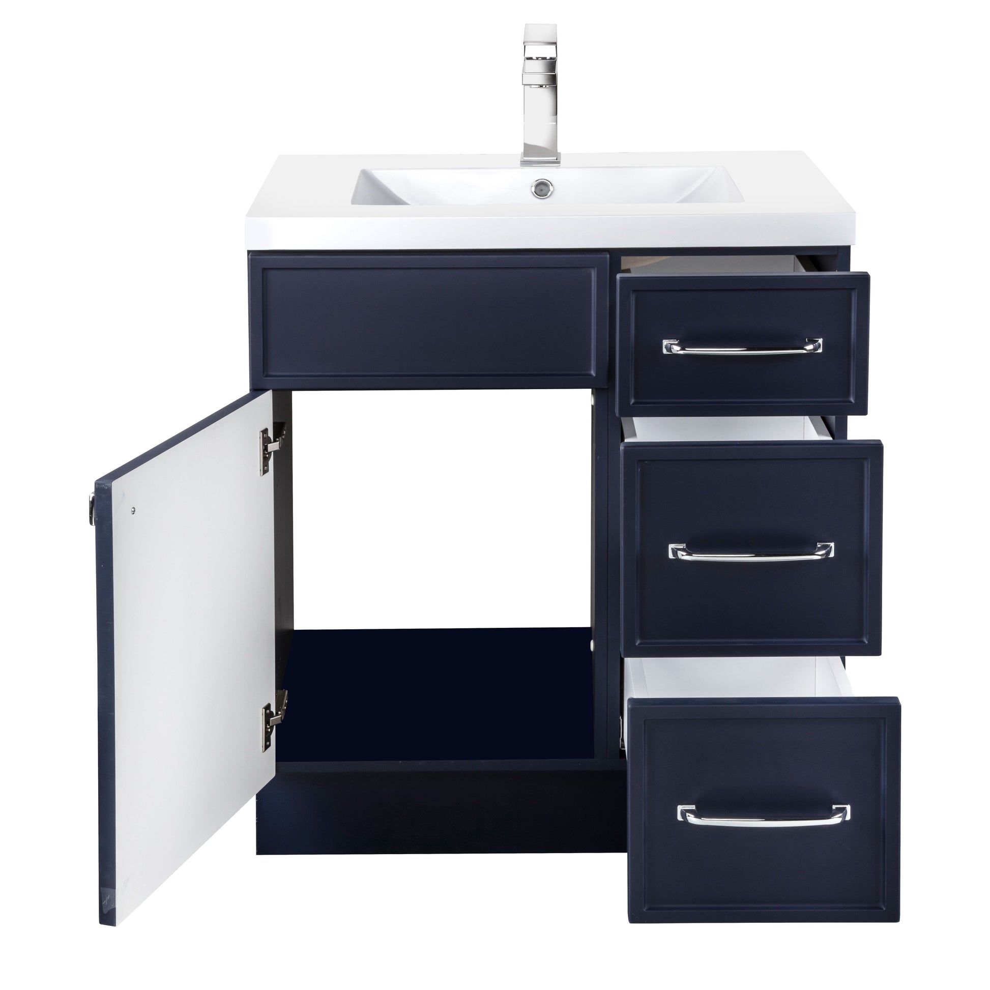 Manhattan 30" Single Sink Freestanding Vanity - Blue