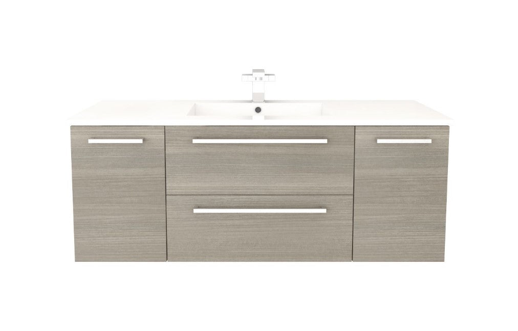 Silhouette 48" Wall Mount Bathroom Vanity - Aria