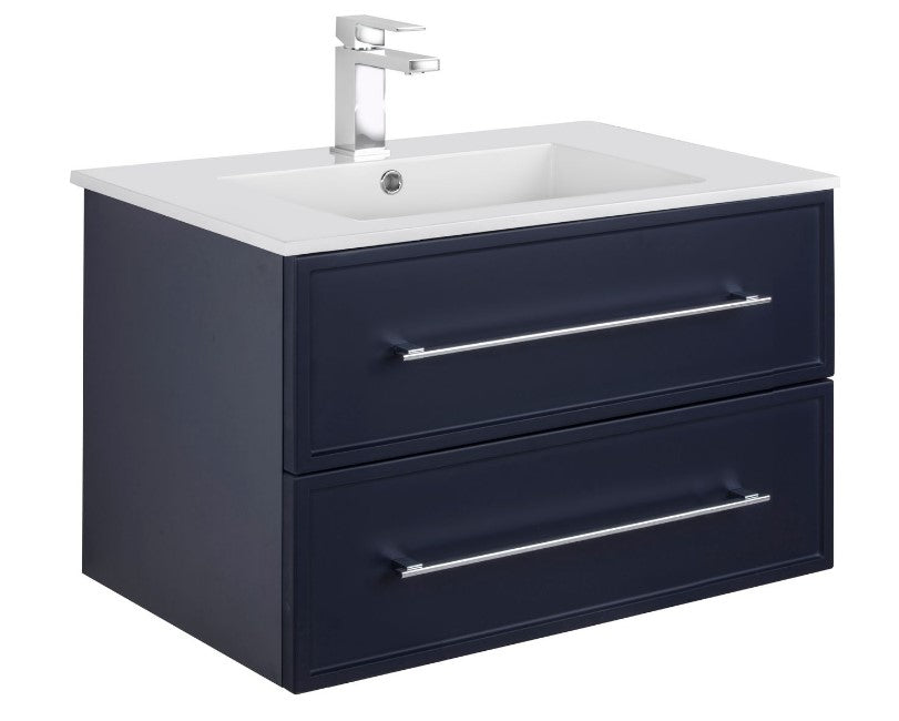Milano 30" Wall Mount Shaker Vanity - Blue