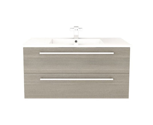 Silhouette 36" Wall Mount Bathroom Vanity - Aria
