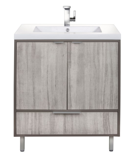 London 30" Freestanding Vanity - Gray