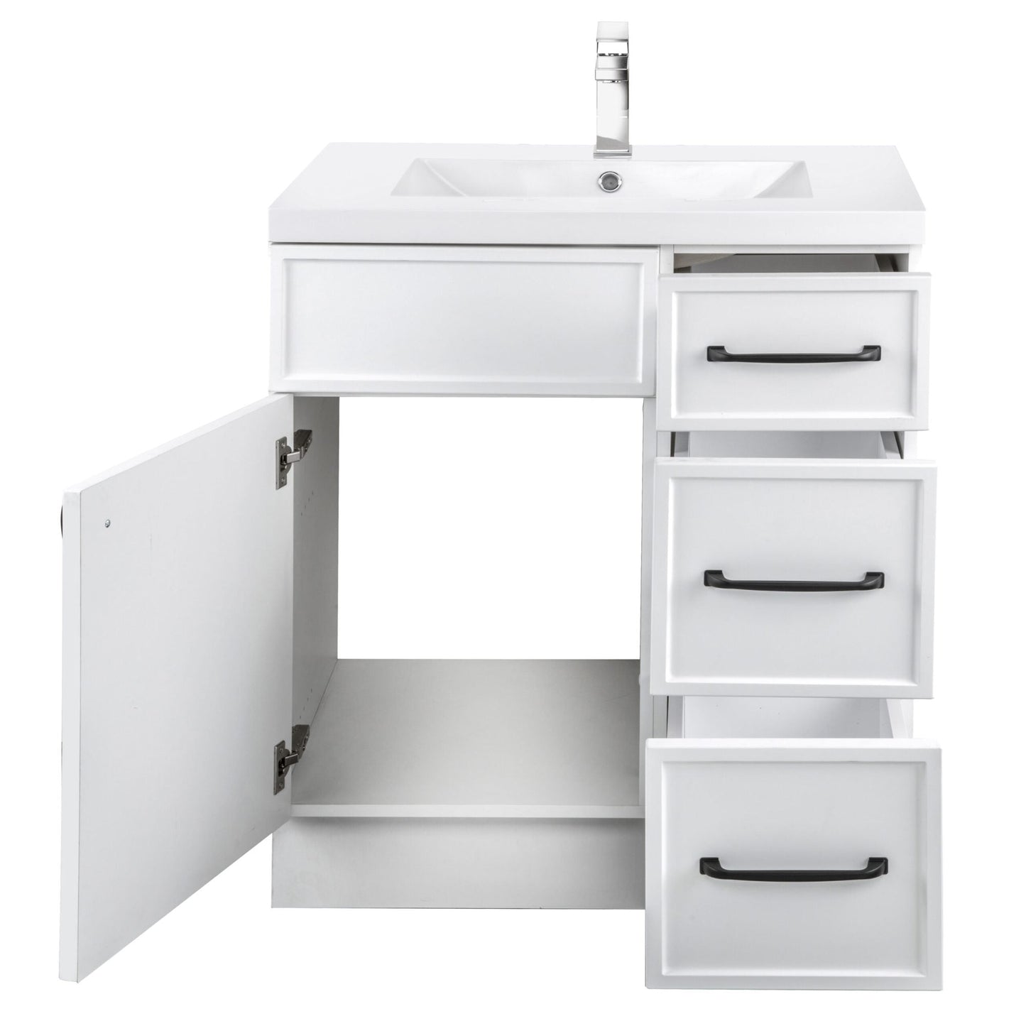 Manhattan 30" Single Sink Freestanding Vanity - White