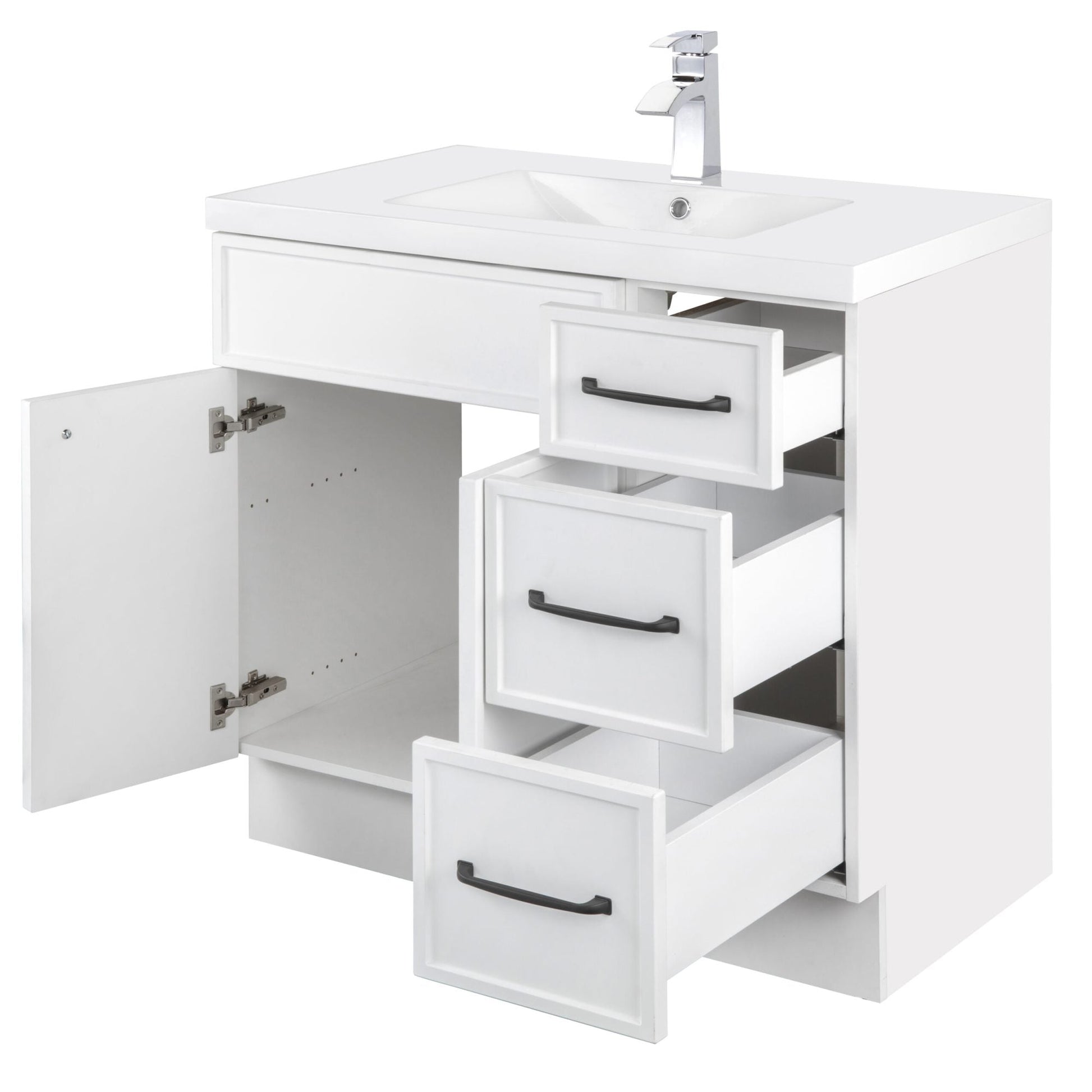 Manhattan 36" Single Sink Freestanding Bathroom Vanity - White