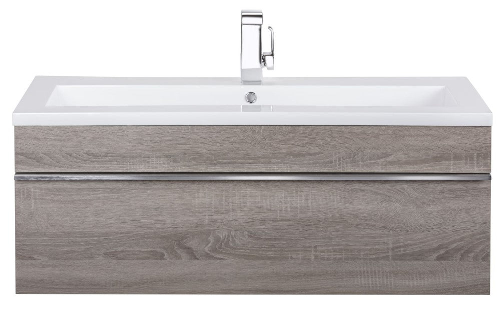 Trough 42" Wall Mount Modern Bathroom Vanity - Dorato