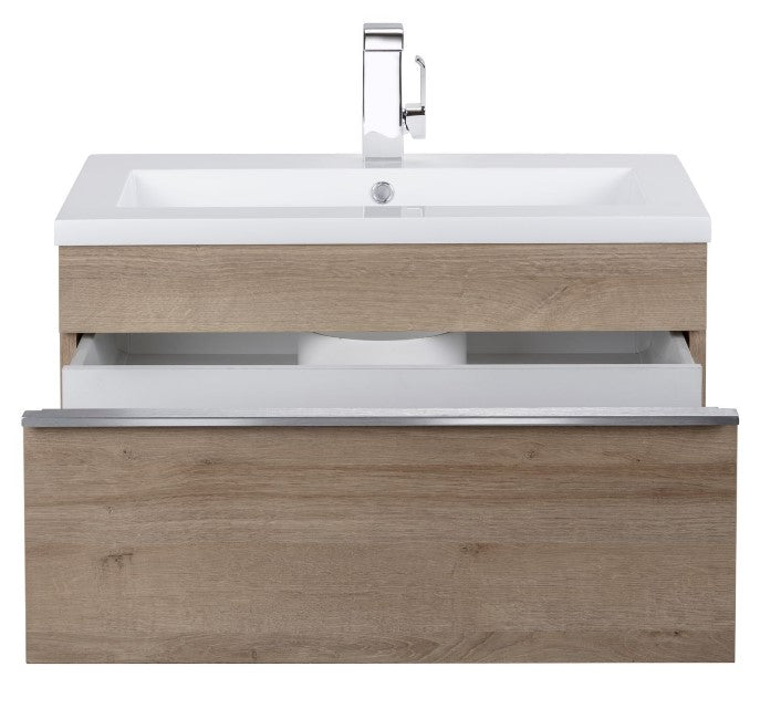 Trough 30" Wall Mount Modern Bathroom Vanity - Organic