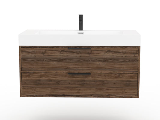 Savoy 42" Modern Wall Mount Vanity - Americana