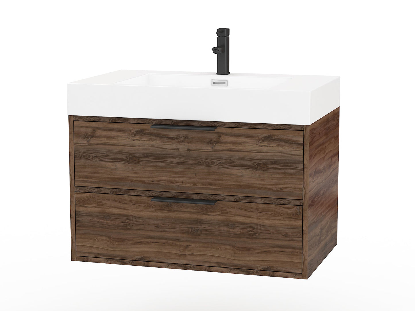 Savoy 30" Modern Wall Mount Vanity - Americana