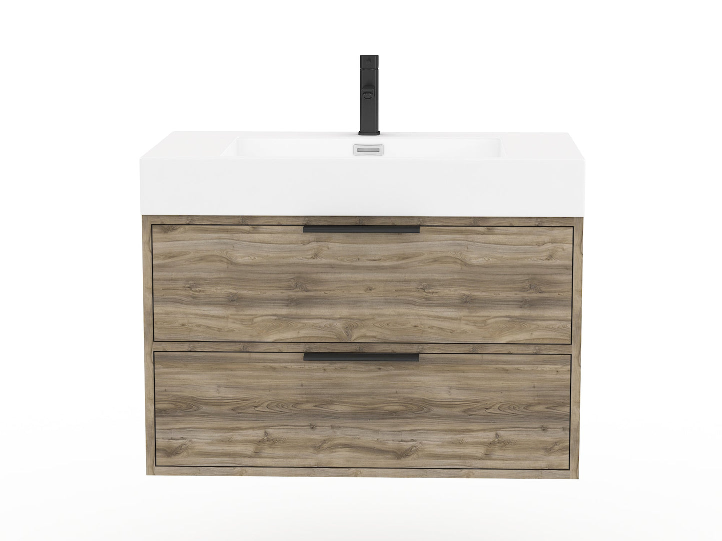 Savoy 30" Modern Wall Mount Vanity - Chiffon