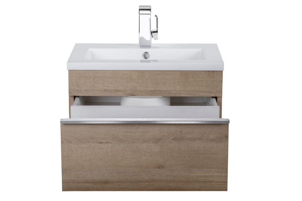Trough 24" Wall Mount Modern Bathroom Vanity - Organic