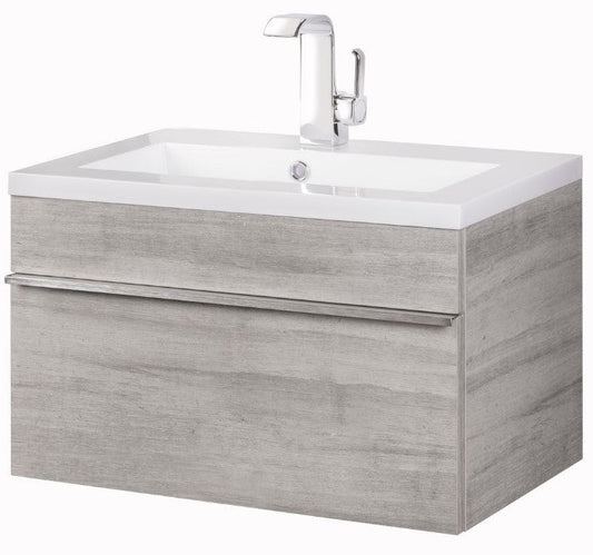 Trough 24" Wall Mount Modern Bathroom Vanity - Soho
