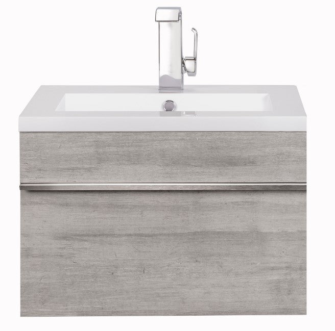 Trough 24" Wall Mount Modern Bathroom Vanity - Soho