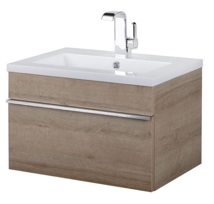 Trough 24" Wall Mount Modern Bathroom Vanity - Organic
