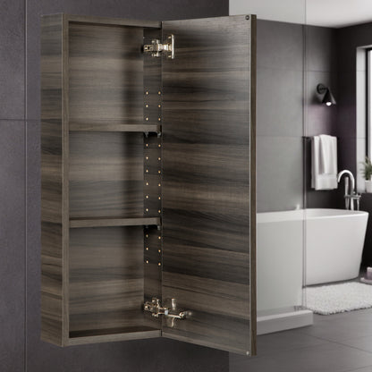Silhouette 12" W x 30" H Wall Mounted Medicine Cabinet - Zambukka