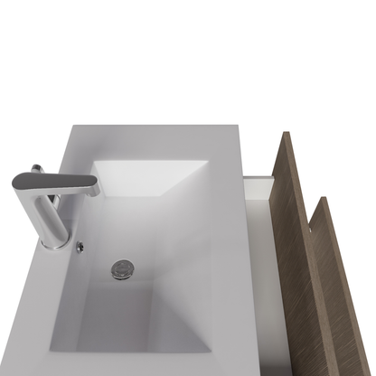 Cassidy 30" Slim Shaker Wall Mount Vanity - Flavia