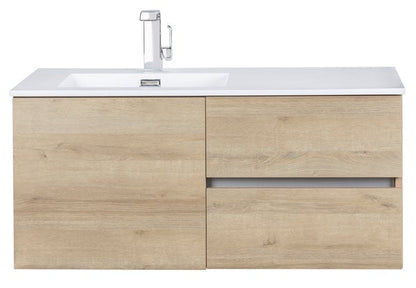 Beachwood 42" Wall Mount Modern Bathroom Vanity - Organic