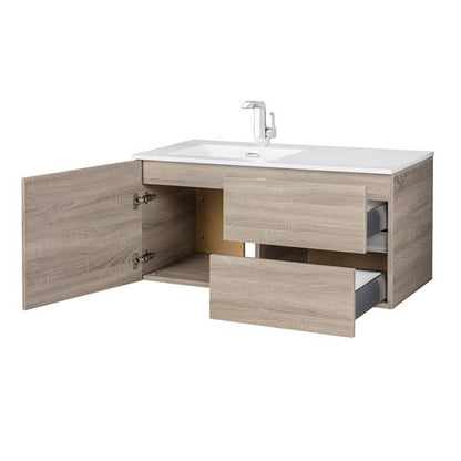 Beachwood 42" Wall Mount Modern Bathroom Vanity - Dorato