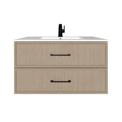 Cassidy 36" Slim Shaker Wall Mount Vanity