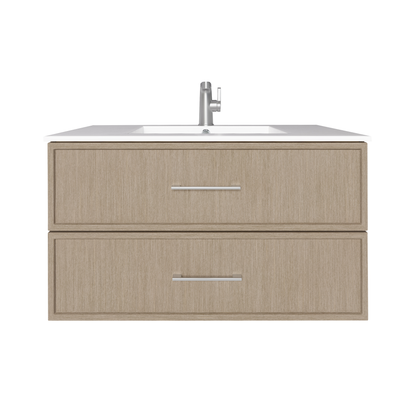 Cassidy 36" Slim Shaker Wall Mount Vanity - Flavia