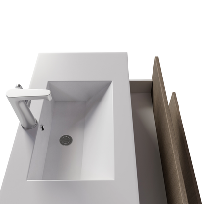 Cassidy 36" Slim Shaker Wall Mount Vanity - Flavia