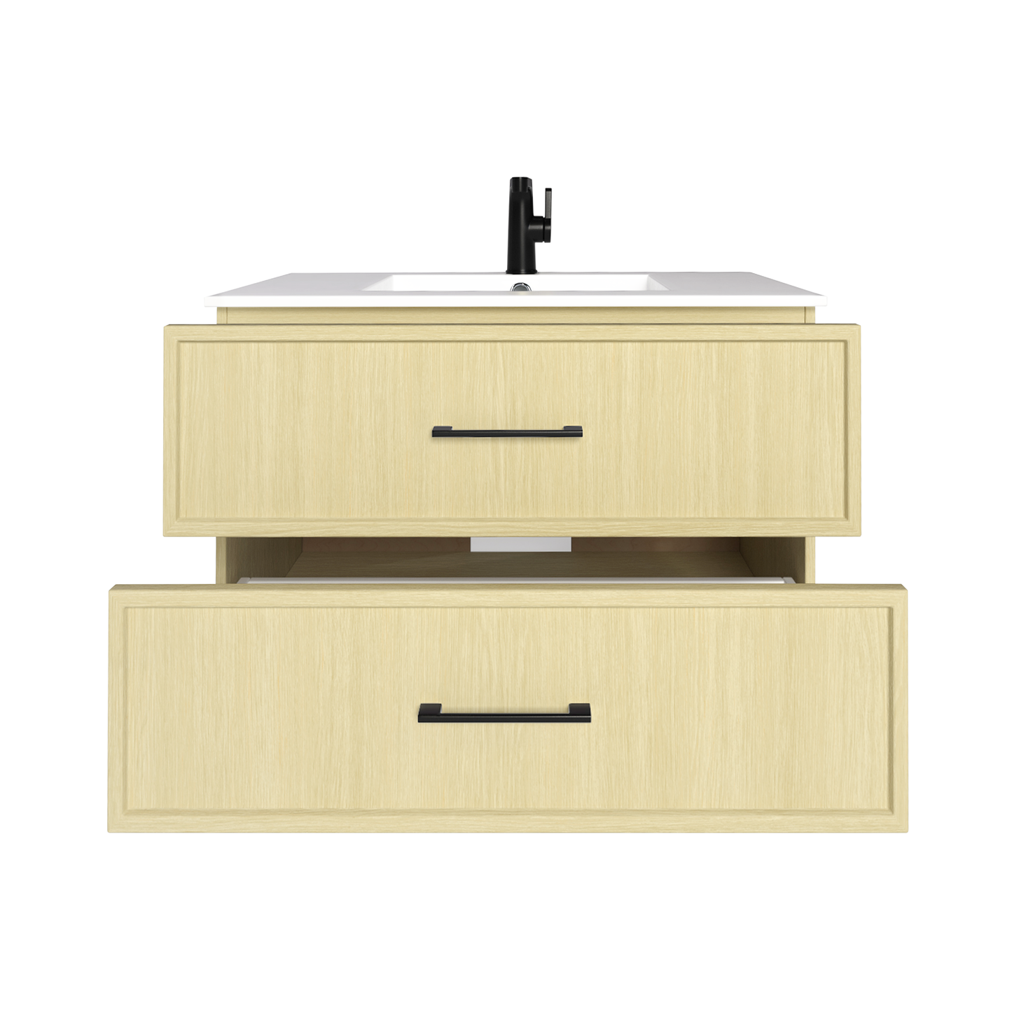 Cassidy 36" Slim Shaker Wall Mount Vanity - Lago