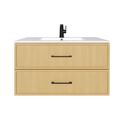 Cassidy 36" Slim Shaker Wall Mount Vanity