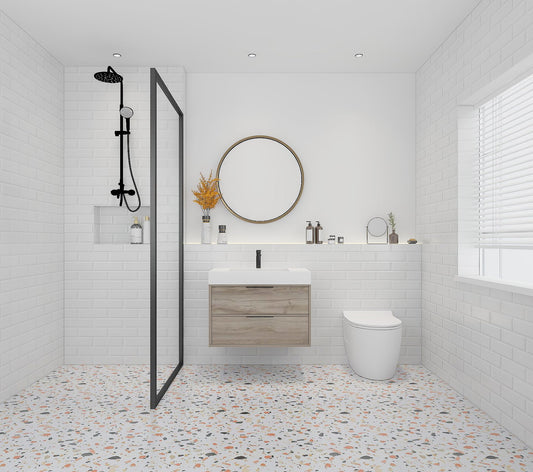 Savoy 30" Modern Wall Mount Vanity - Silk