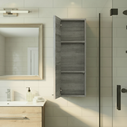 Kato 12" W x 30" H Wall Mounted Medicine Cabinet - Soho