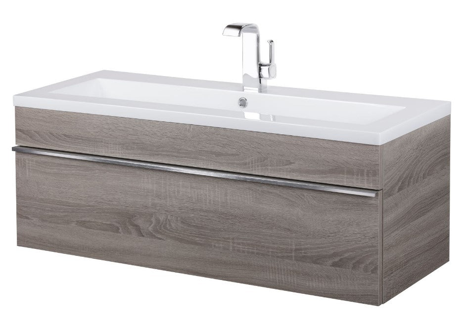 Trough 42" Wall Mount Modern Bathroom Vanity - Dorato